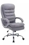 CLP Chefsessel, Grau, Metall, 68x116x77 cm, Arbeitszimmer, B&uuml;rost&uuml;hle, Chefsessel