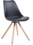 CLP Stuhl, Schwarz, Holz, 48x83x56 cm, Esszimmer, St&uuml;hle, Esszimmerst&uuml;hle,