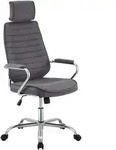 CLP Chefsessel, Dunkelgrau, Metall, 60x117x67 cm, Arbeitszimmer, B&uuml;rost&uuml;hle,