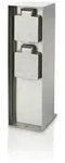 Philips Verteiler, Hellgrau, Metall, 7x23x7 cm, Lampen & Leuchten, Au&szlig;enbeleuchtung,