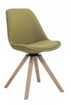 CLP Drehstuhl, Gr&uuml;n, Holz, 48x84x56 cm, Esszimmer, St&uuml;hle, Esszimmerst&uuml;hle,