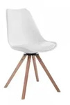 CLP Stuhl, Wei&szlig;, Holz, 48x84x56 cm, Esszimmer, St&uuml;hle, Esszimmerst&uuml;hle,
