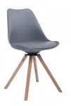 CLP Stuhl, Grau, Holz, 48x84x56 cm, Esszimmer, St&uuml;hle, Esszimmerst&uuml;hle,
