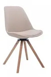 CLP Besucherstuhl, Creme, Holz, 48x84x56 cm, Esszimmer, St&uuml;hle, Esszimmerst&uuml;hle,