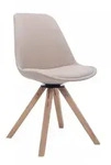 CLP Drehstuhl, Creme, Holz, 48x84x56 cm, Esszimmer, St&uuml;hle, Esszimmerst&uuml;hle,