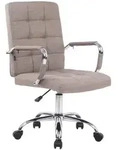CLP Drehstuhl, Taupe, Metall, 58x92x65 cm, Arbeitszimmer, B&uuml;rost&uuml;hle, Drehst&uuml;hle