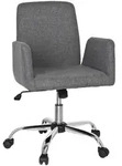 Mid.you Drehstuhl, Grau, Textil, Drehkreuz, 54x95x44 cm, Arbeitszimmer, B&uuml;rost&uuml;hle,