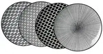 Ritzenhoff Breker Speiseteller, Schwarz, Wei&szlig;, Keramik, Essen & Trinken, Geschirr,
