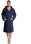 Vossen Bademantel Texas, Blau, Textil, Gr. XS, Textiles Vertrauen - Oeko-Tex&reg;,