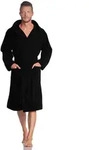 Vossen Bademantel Texas, Schwarz, Textil, Gr. XS, Textiles Vertrauen - Oeko-Tex&reg;,