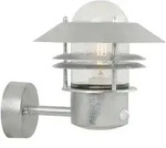 Nordlux Aussenwandleuchte Blockhus Up, Zink, Metall, 23 cm, Lampen & Leuchten,