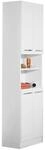 Carryhome Hochschrank, Wei&szlig;, Holzwerkstoff, 3 F&auml;cher, 50x195.5x33 cm, Made in