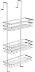 tectake Duschablage, Silber, Metall, 21x80x30 cm, Badezimmer, Baden & Duschen,