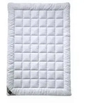 Billerbeck Sommerdecke Alcando Light, Wei&szlig;, Textil, F&uuml;llung: Polyester, 155x220 cm,