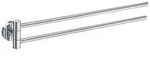Smedbo Handtuchhalter, Chrom, Metall, rund, 4.8x4.8x44.2 cm, schwenkbar,