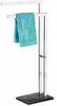 Wenko Handtuchst&auml;nder Slate Rock, Schiefer, Kunststoff, 43.5x86.5x20 cm,