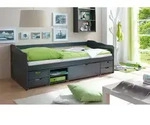 Mid.you Stauraumbett Ticaa 877420 Marlies, Dunkelgrau, Holz, Kiefer, massiv, 5