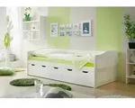 Mid.you Stauraumbett Ticaa 877277 Maria, Wei&szlig;, Holz, Kiefer, massiv, 5 Schublade(n)