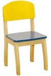 Roba Kinderstuhl, Mehrfarbig, Holzwerkstoff, 1-Sitzer, 32.5x61x32.5 cm, Kinder- &