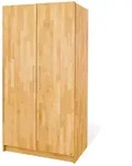 Pinolino Babykleiderschrank Pinolino Natura, Buche, Holz, Buche, massiv, 5 F&auml;cher,