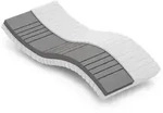 Betten-ABC Kaltschaummatratze, Wei&szlig;, Textil, H4, 200x200 cm, Oeko-Tex&reg; Standard