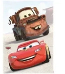 Komar Dekosticker Cars Friends, Braun, Klar, Rot, Kunststoff, 2-teilig, 50x70...
