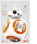 Disney Dekosticker Star Wars, Orange, Wei&szlig;, Kunststoff, 6-teilig, 100x70 cm, Made in