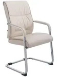 CLP Schwingstuhl, Creme, Metall, 58x102x65 cm, Esszimmer, St&uuml;hle, Esszimmerst&uuml;hle,