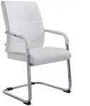 CLP Schwingstuhl, Wei&szlig;, Metall, 58x102x65 cm, Esszimmer, St&uuml;hle, Esszimmerst&uuml;hle,