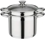 GSW Pastatopf Treviso, Edelstahl, Metall, 6 L, ISO 9001, backofengeeignet,