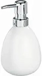 Wenko Seifenspender Polaris, Wei&szlig;, Keramik, 9.5x16.5x9 cm, Badaccessoires,