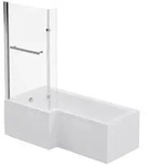 Home Deluxe Badewanne, Wei&szlig;, Keramik, 170x53x85 cm, Badezimmer, Baden & Duschen,