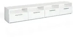 Vicco Lowboard, Wei&szlig;, Holzwerkstoff, 8 F&auml;cher, 4 Schubladen, Rechteckig,