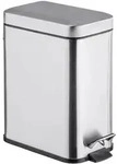 Kosmetikeimer, Silber, Metall, 14x29.5x28 cm, Badaccessoires, Waschplatzzubeh&ouml;r,