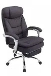 CLP Chefsessel, Schwarz, Metall, 65x115x66 cm, Arbeitszimmer, B&uuml;rost&uuml;hle,
