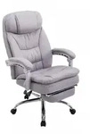 CLP Chefsessel, Grau, Metall, 65x115x66 cm, Arbeitszimmer, B&uuml;rost&uuml;hle, Chefsessel