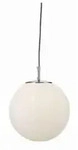 Searchlight H&auml;ngeleuchte Atom, Schwarz, Wei&szlig;, Metall, Glas, 120 cm, Europ&auml;ischer