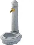 Garantia Steinbrunnen, Hellgrau, Kunststoff, 52x90x44 cm, Gartenzubeh&ouml;r, Gartendeko