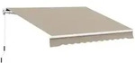 Outsunny Markise, Beige, Metall, 300x160x395 cm, Sonnen- & Sichtschutz, Markisen