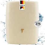 4rain Wandtank, Beige, Kunststoff, 275 L, 40x105x80 cm, Gartenzubeh&ouml;r, Gartenpflege