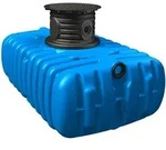 4rain S, Blau, Kunststoff, 1,500 L, 132x75x210 cm, Gartenzubeh&ouml;r, Gartenpflege