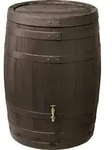 Garantia Regenfass, Braun, Kunststoff, 420 L, 78x105x78 cm, Gartenzubeh&ouml;r,