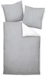 Janine Wendebettw&auml;sche Tango, Silber, Textil, Streifen, 240x220 cm, Textiles