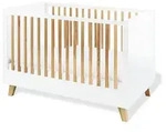 Pinolino Gitterbett Pinolino Pan, Wei&szlig;, Eiche, Holz, Holzwerkstoff, Eiche, massiv,