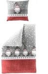 Bierbaum Bettw&auml;sche, Grauwei&szlig;, Textil, Weihnachten, 155x220 cm, pflegeleicht,