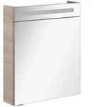 Mid.you Spiegelschrank B.Clever, Esche, Metall, 2 F&auml;cher, F, 60x71x16 cm,
