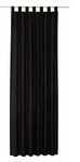 Tom Tailor Schlaufenvorhang, Schwarz, Textil, 140x0.5x255 cm, Oeko-Tex&reg; Standard