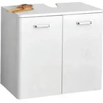 Xora Waschbeckenunterschrank, Wei&szlig;, Metall, 60x53x33 cm, Zusatzausstattung