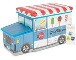 Bieco Spielwaren Aufbewahrungsbox, Mehrfarbig, Kunststoff, 26.5x55 cm, Spielzeug,