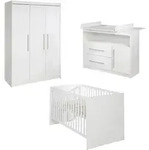 Roba Babyzimmer-Set, Wei&szlig;, Holzwerkstoff, 76x80x142 cm, Babym&ouml;bel, Babyzimmer-Sets